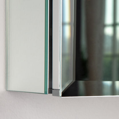 Elegant Reflections Double Door Mirror Medicine Cabinet