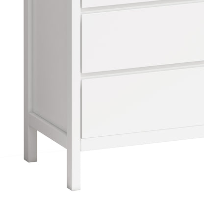 Nao 5-Drawers Storage Cabinet - White