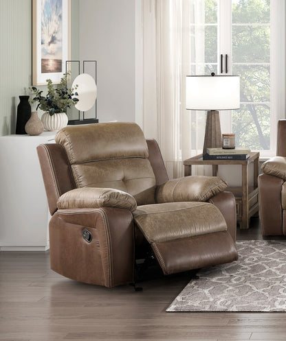 Mason Plush Comfort Reclining Chair - Brown