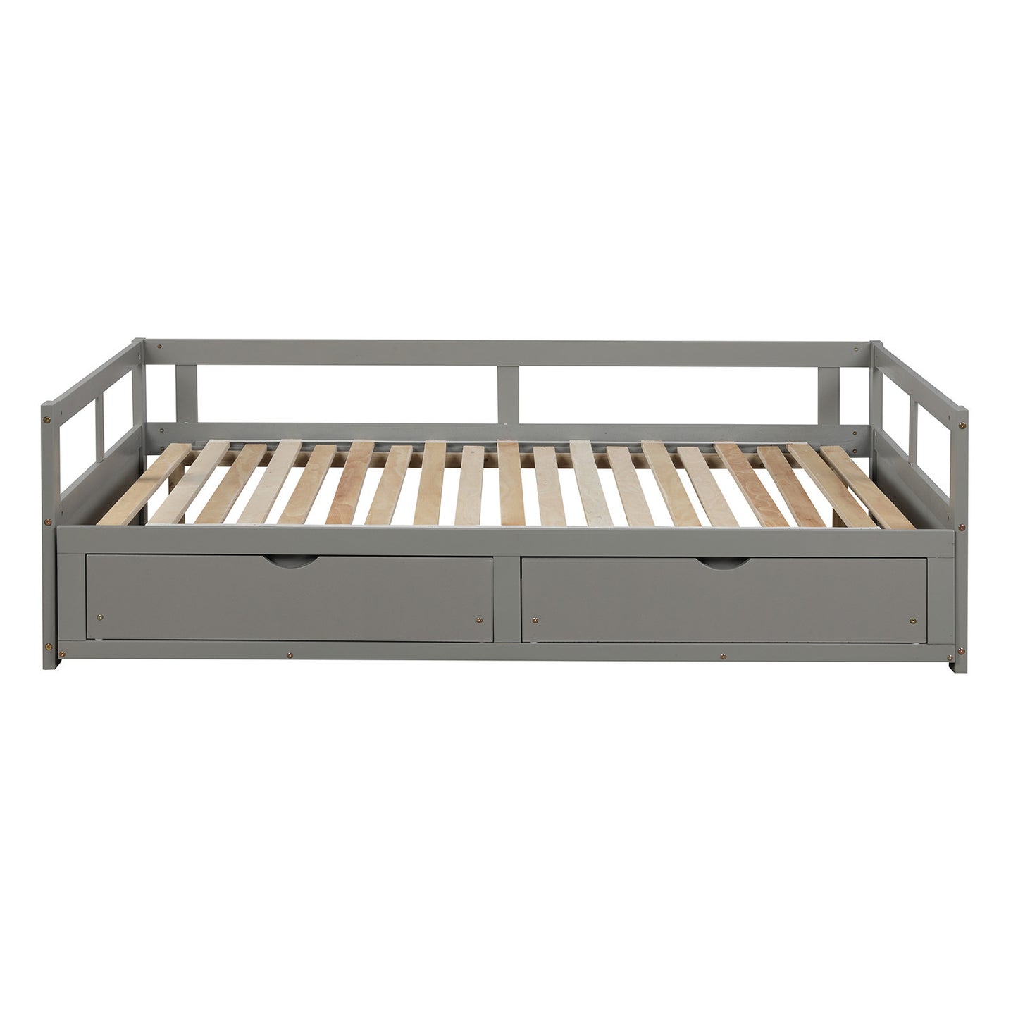 Urban Twin Size Wooden Daybed with 2 Drawers - Gray