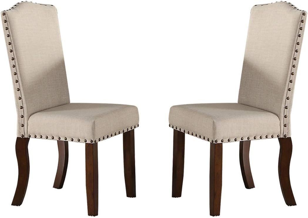 Ferna Upholstered Dining Chairs (Set of 2) - Cream