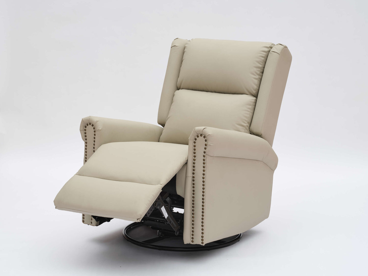 Daniela 360 Swivel Manual Recliner - Beige