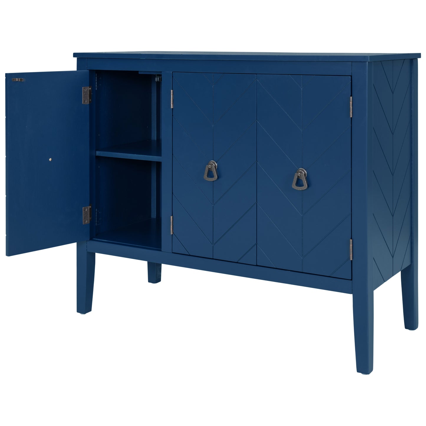 Delena Accent Storage Cabinet - Navy Blue