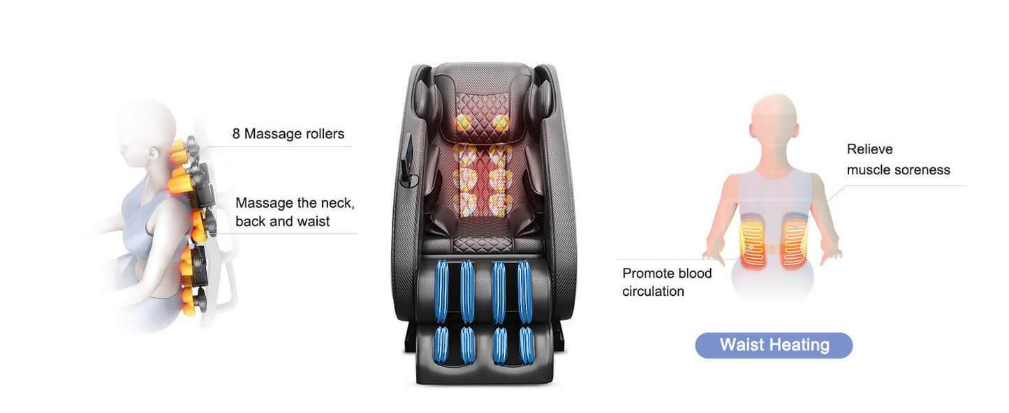 Zero One Massage Recliner with Zero Gravity Full Body Air Pressure