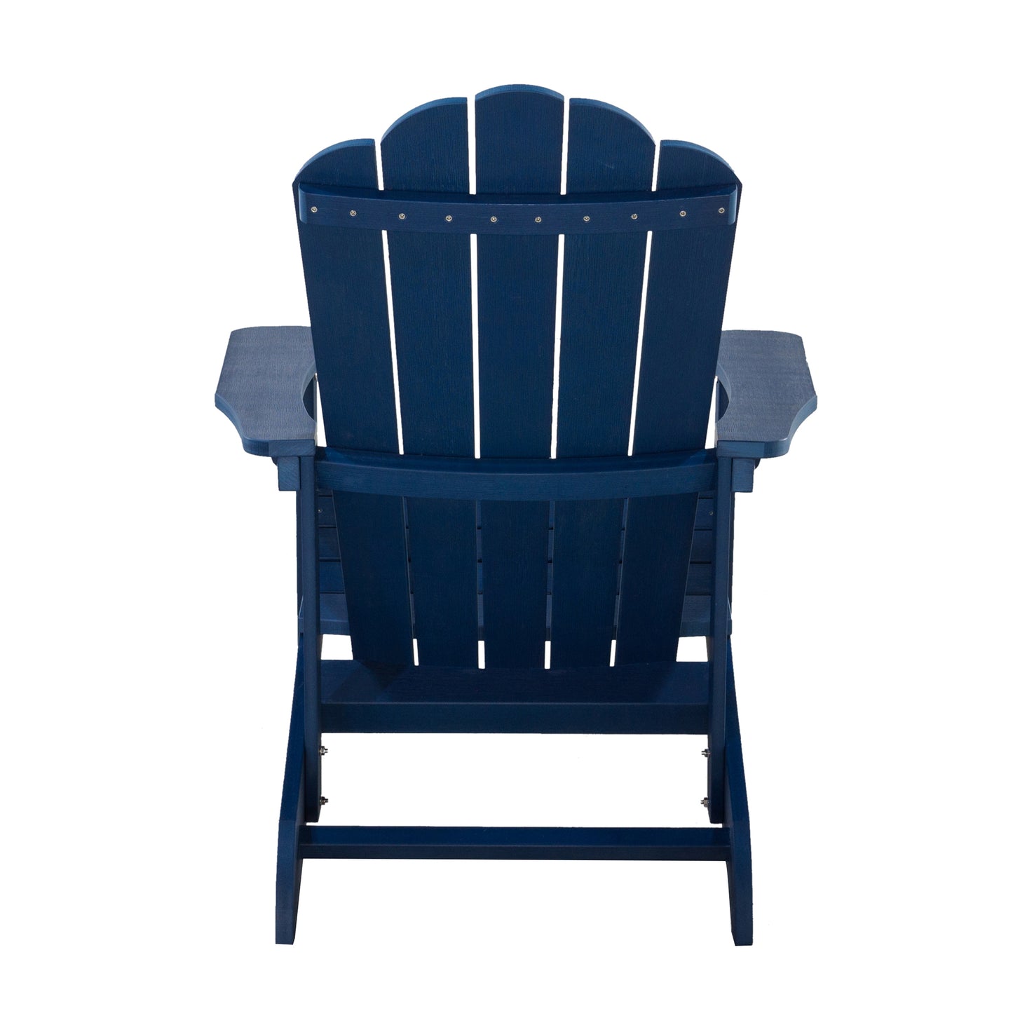 Key West Outdoor Plastic Wood Adirondack Chair - Blue