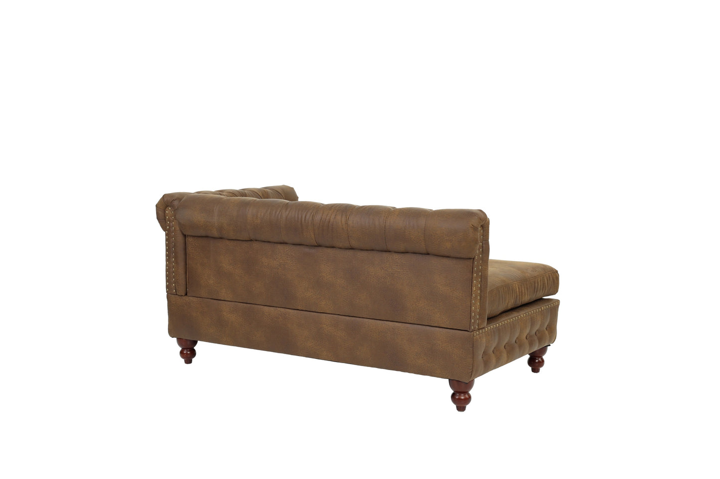 Jaya Reversible One Arm Loveseat - Dark Coffee