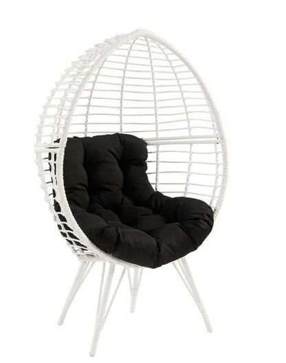 Galzed Patio Lounge Chair - Black