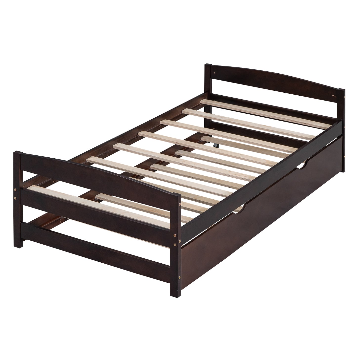 Array Twin Size Daybed with Twin Size Trundle - Espresso