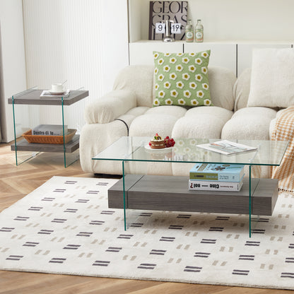 Float Tempered Glass Coffee Table