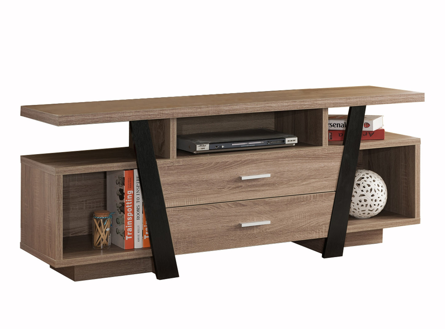 Nat TV Stand - Dark Taupe