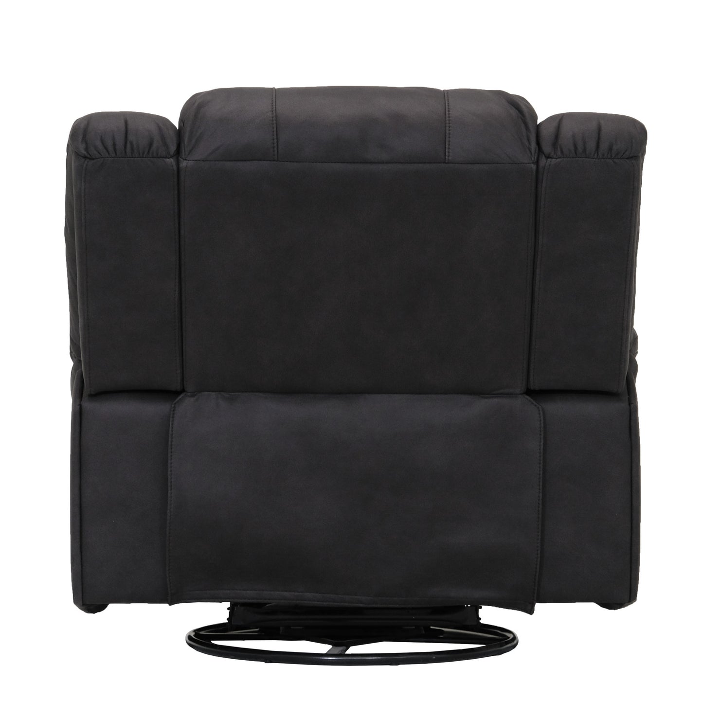 Marshal Swivel Gliding Recliner - Black