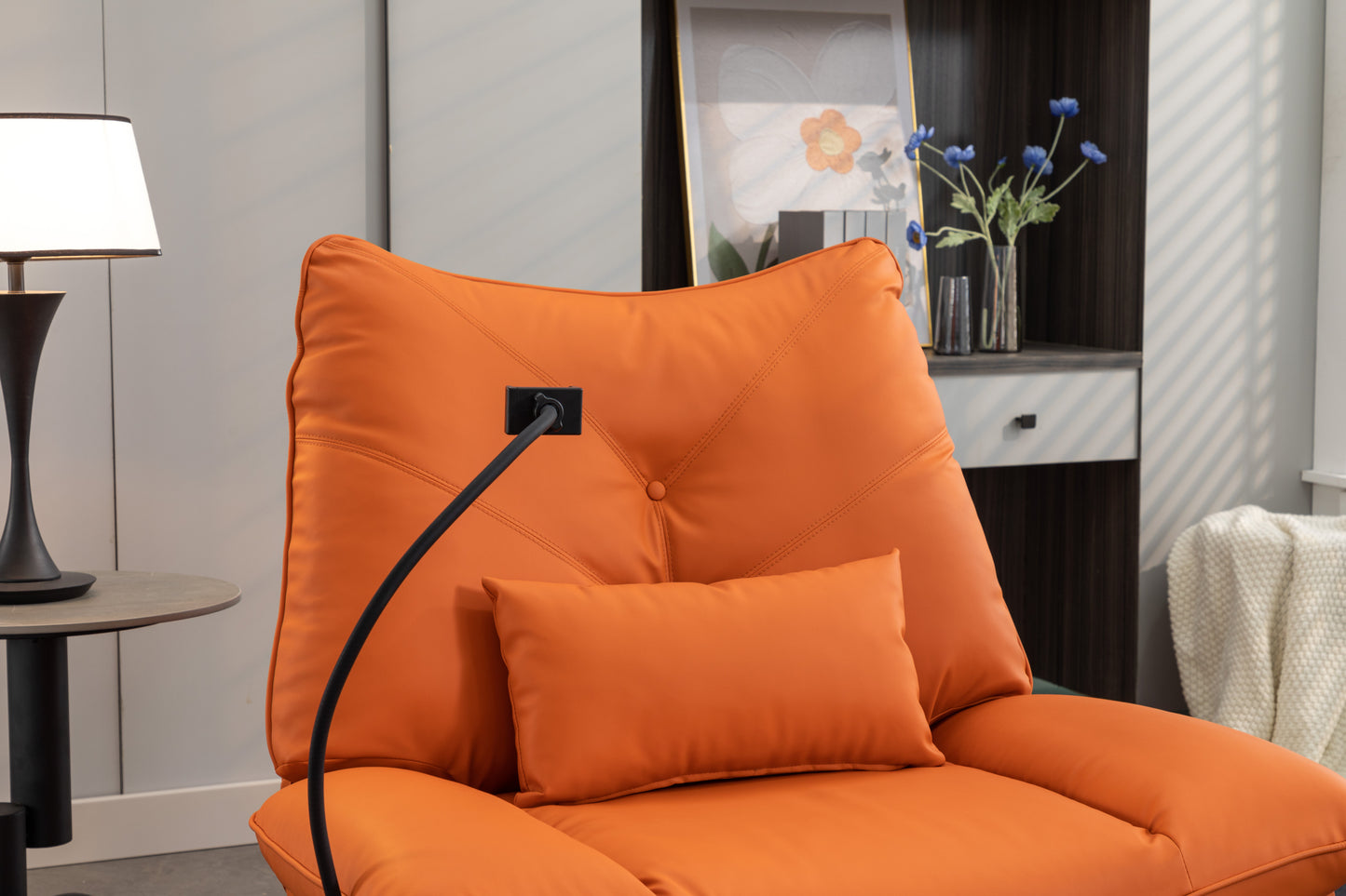 Bravo 270 Swivel Glider Recliner Chair - Orange