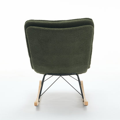 Lazy Rocking Chair - Dark Green