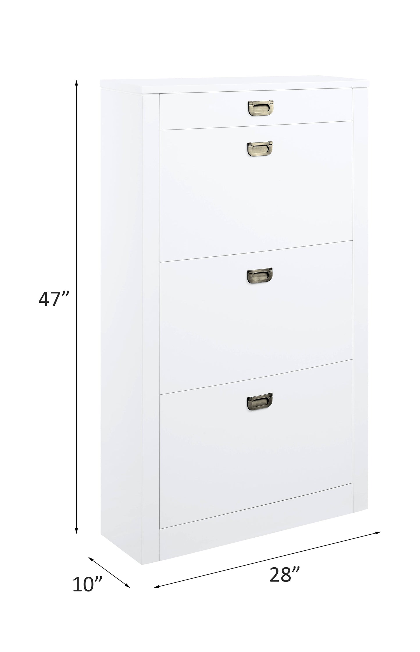 Pagan Shoe Cabinet - White