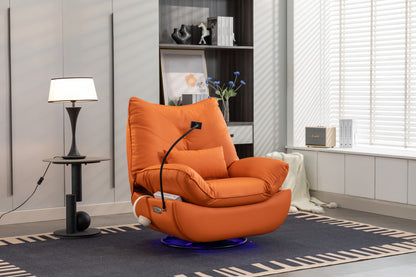 Bravo 270 Swivel Glider Recliner Chair - Orange