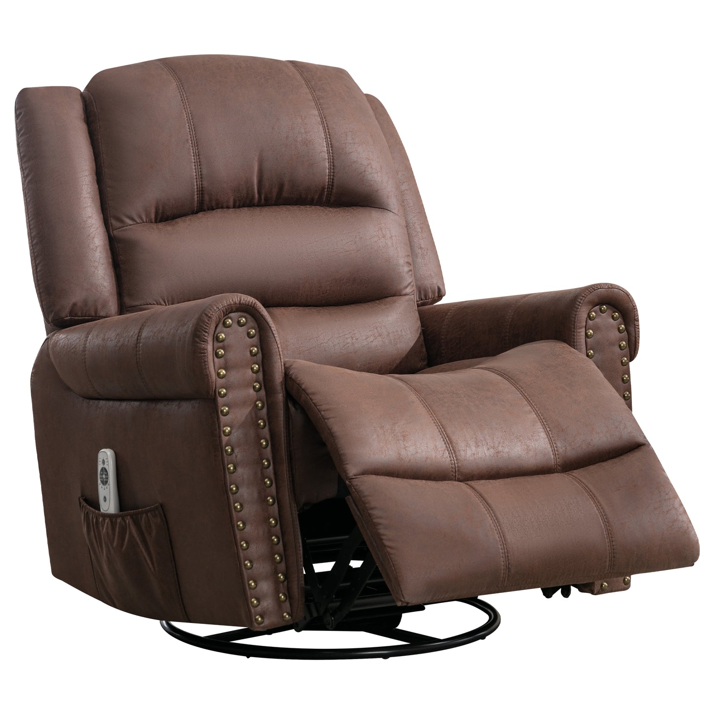 Bella Massage Rocker Recliner Chair - Brown