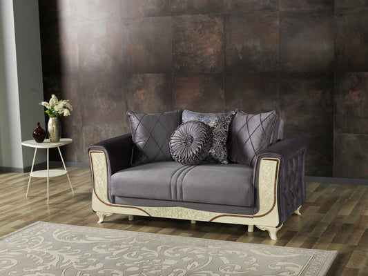 Carmeno Loveseat - Gray