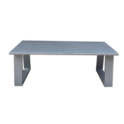 Lela Patio Powder Pewter Coffee Table