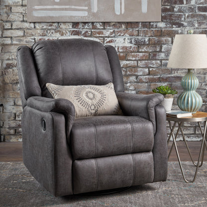 Margo Recliner Chair with Swivel - Slate