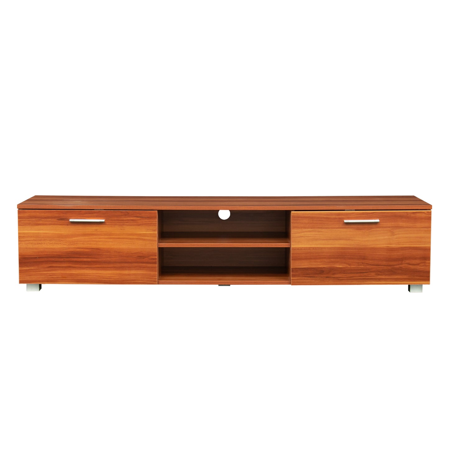 Jared TV Stand Media Console Entertainment Center - Walnut