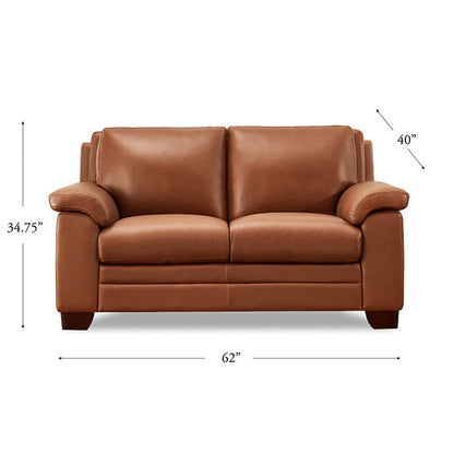 Magnum Leather Loveseat