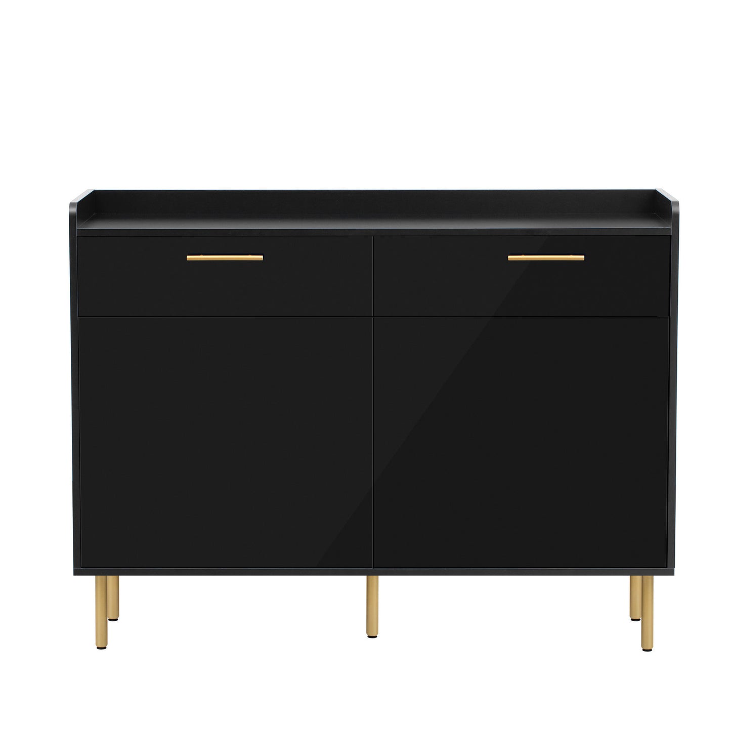 Melo Wooden Storage Cabinet - Black