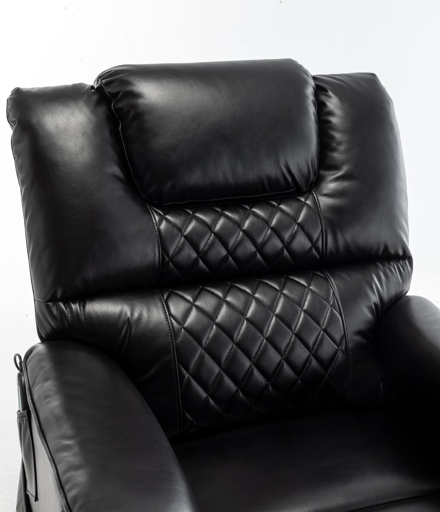 Eriga Power Lift Recliner Chair (180 degree lying flat) - Black