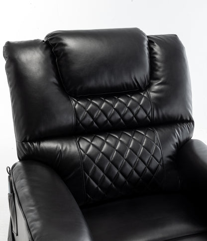 Eriga Power Lift Recliner Chair (180 degree lying flat) - Black