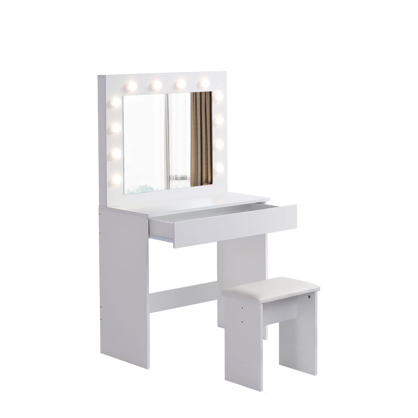 Horton Tanner Makeup Vanity Table and Stool Set