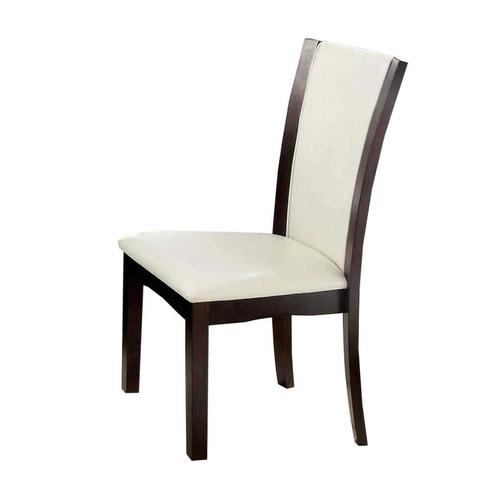 Carter Leatherette Dining Chairs (Set of 2) - White