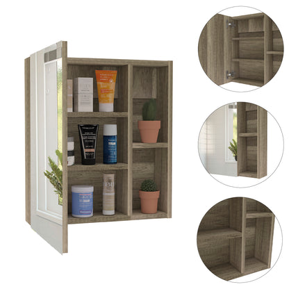 Pine Medicine Cabinet - Beige