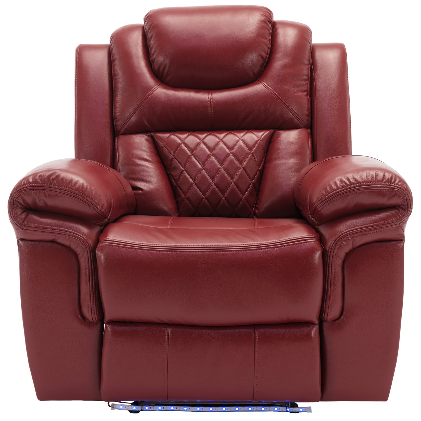 Milo 3 Pieces Recliner Sofa Sets - Red