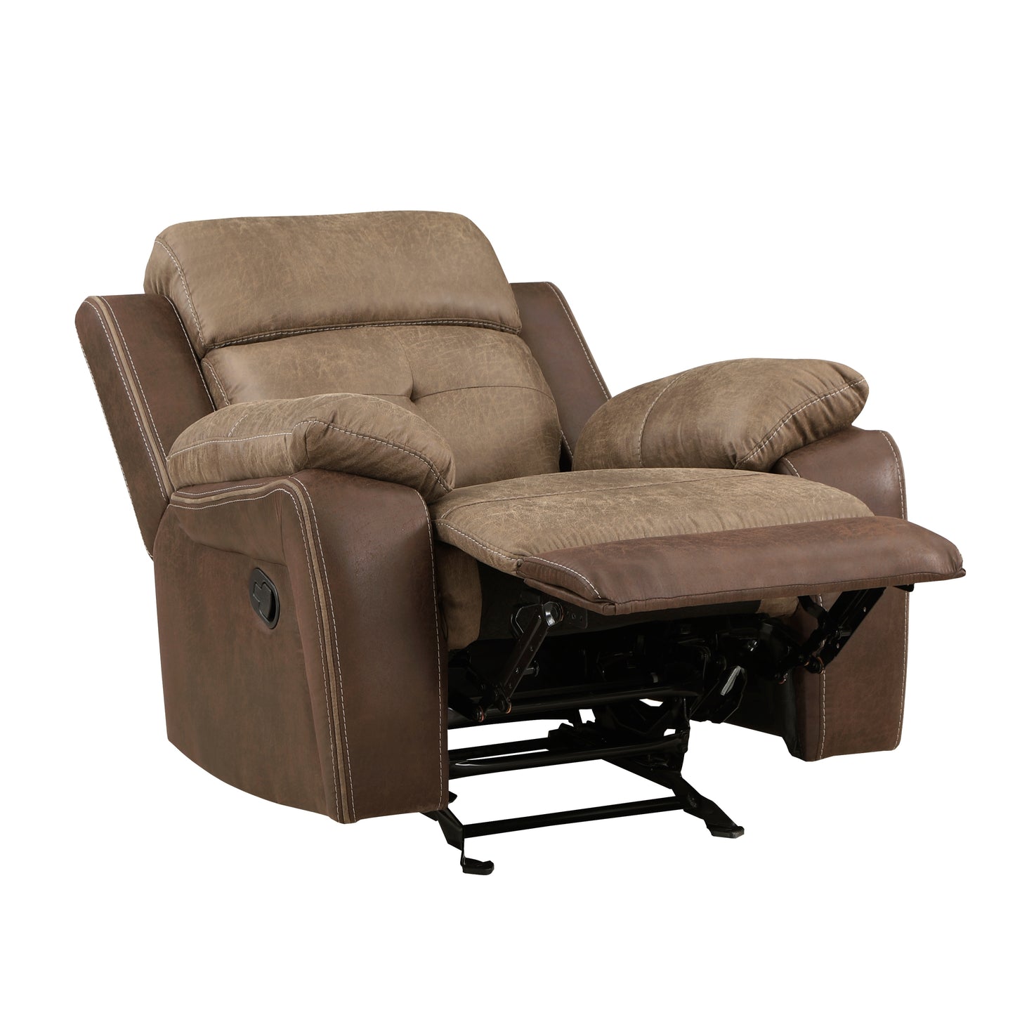 Mason Plush Comfort Reclining Chair - Brown