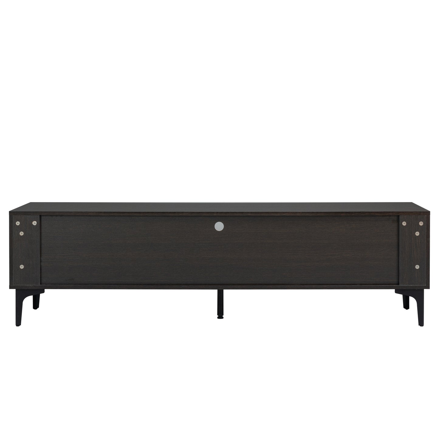 Chicada TV stand with LED remote control lights - Black+Brown