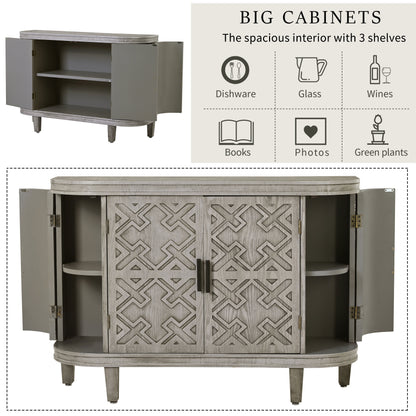 Tamra Sideboard Accent Cabinet - Antique Gray