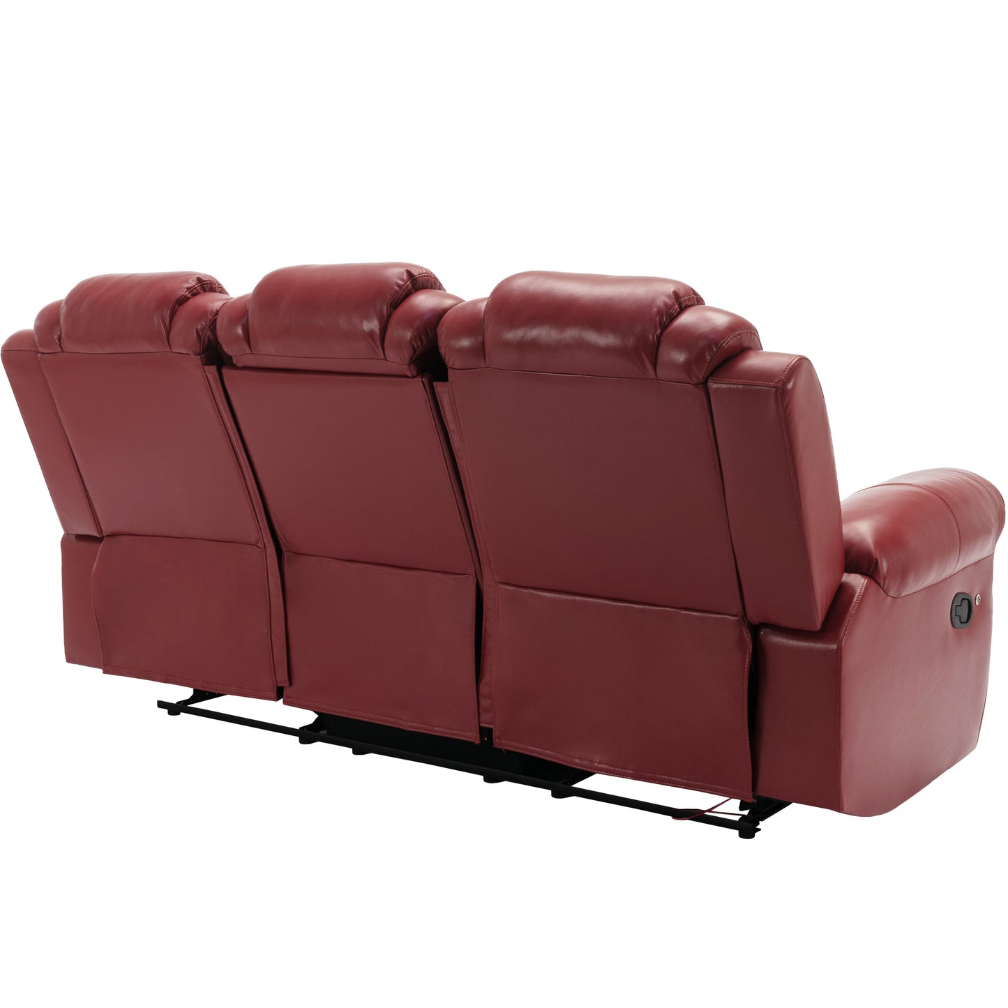 Milo 3 Pieces Recliner Sofa Sets - Red