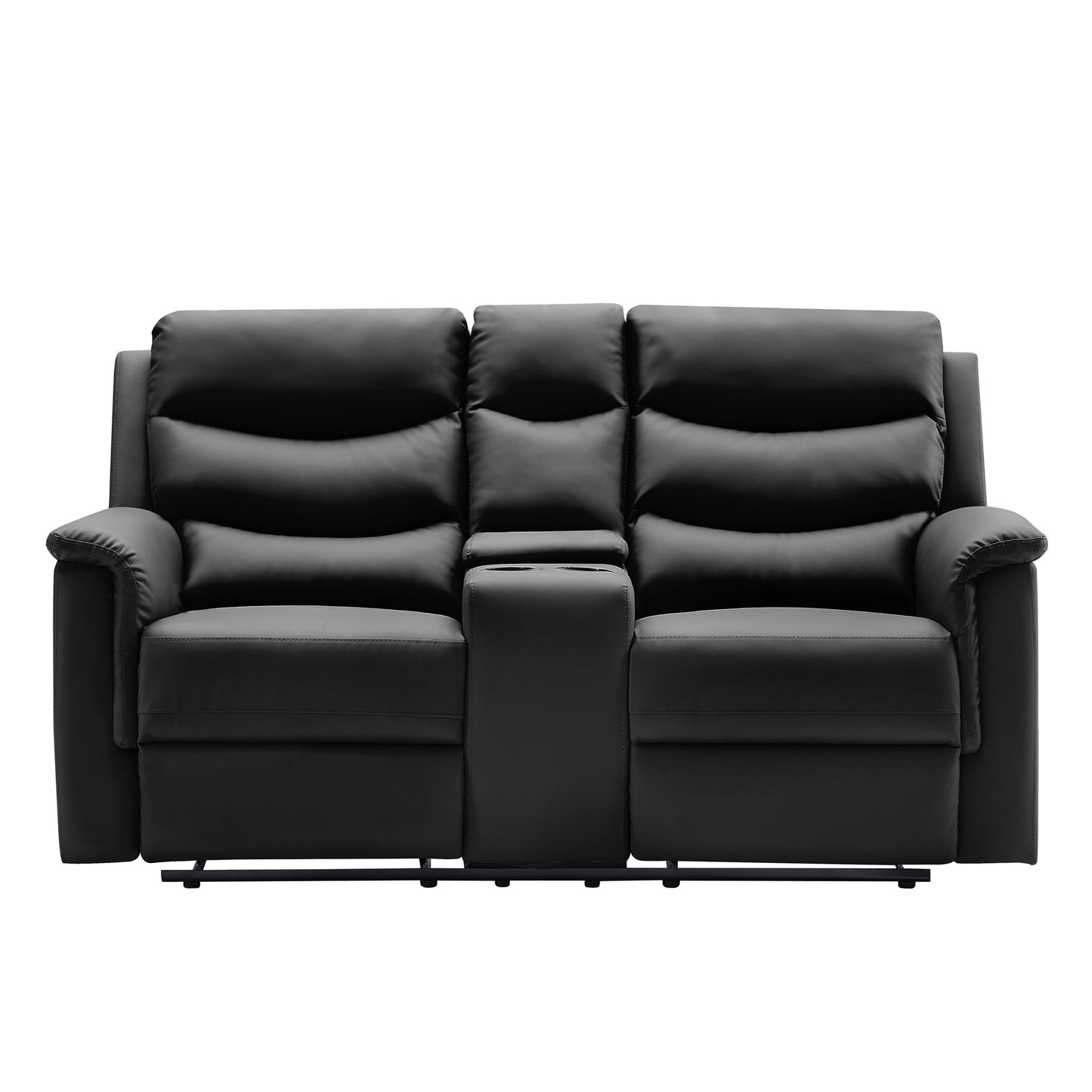 Ida Reclining Loveseat - Black