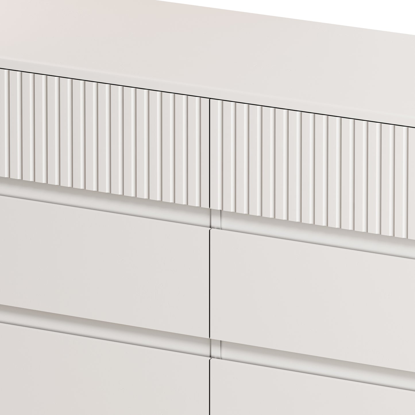 Nao 8-Drawers Storage Cabinet - White