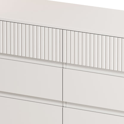 Nao 8-Drawers Storage Cabinet - White