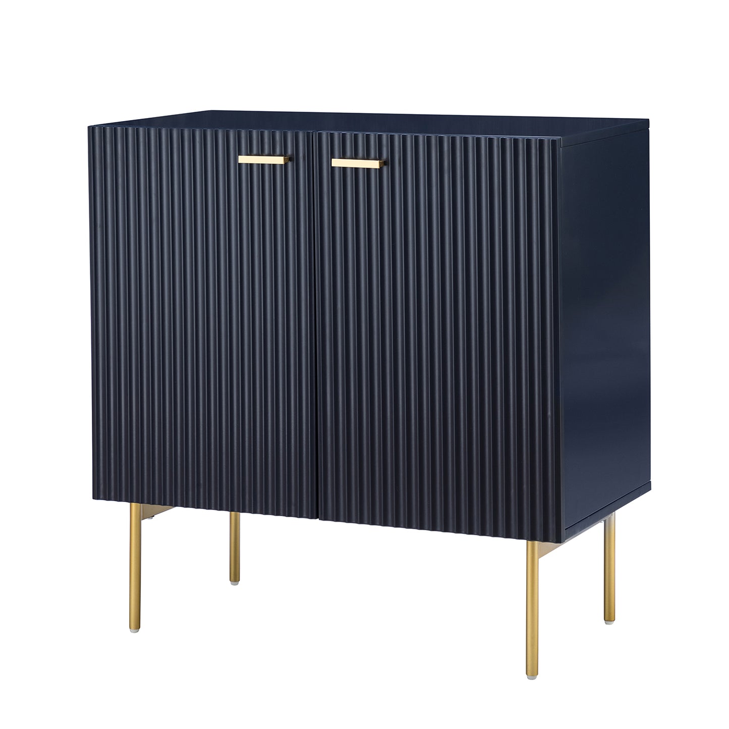 Knossos 30" Tall 2-Door Accent Cabinet - Navy