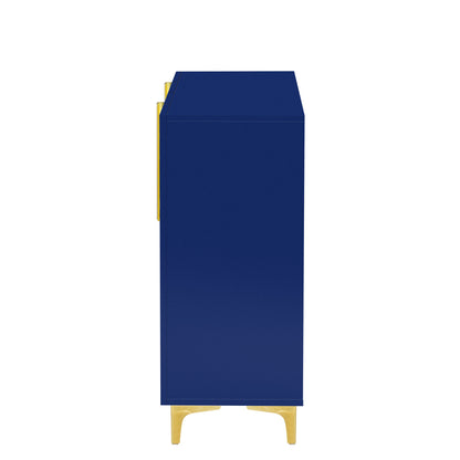 Jin Luxury Storage Cabinet - Navy Blue