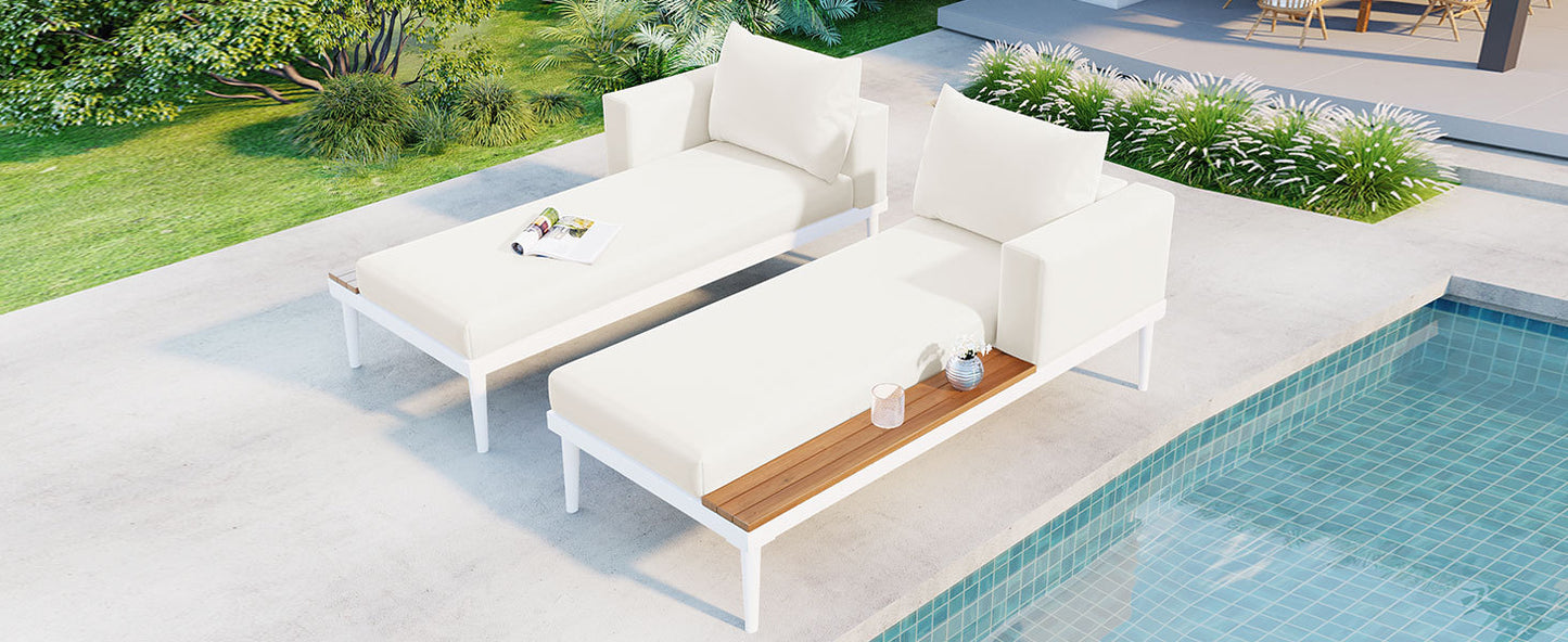 Herta Outdoor Daybed Patio - Beige