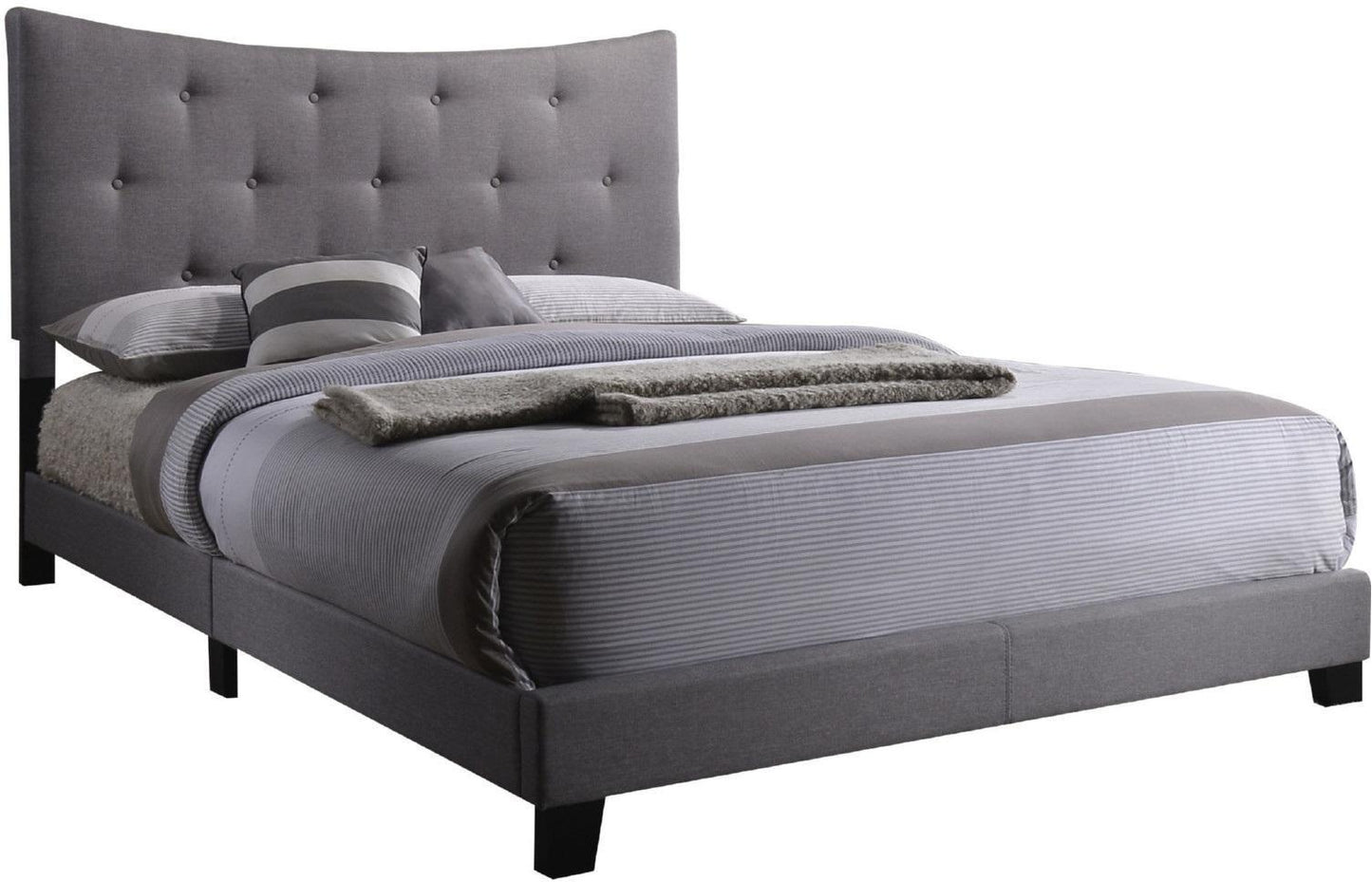 Venacha Queen Bed - Gray