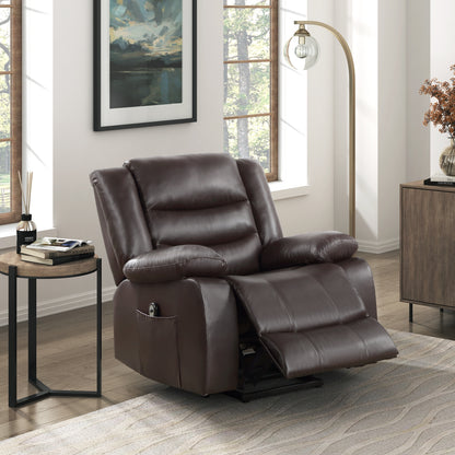 Vada Power Lift Recliner Chair - Dark Brown