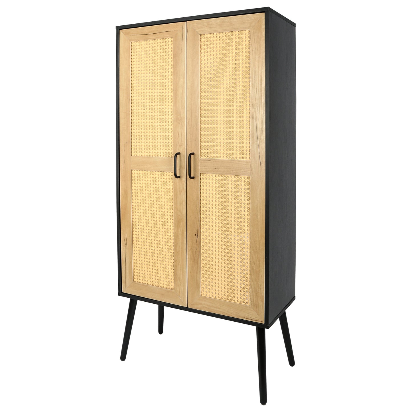 Nix Rattan Doors Storage Cabinet