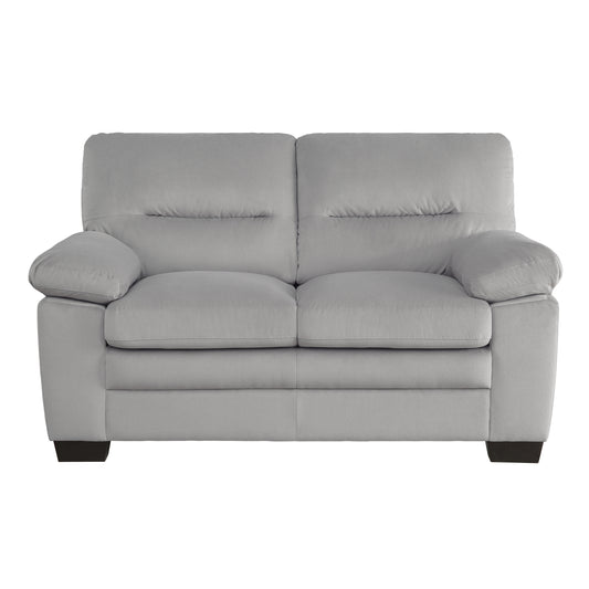 Harper Fabric Loveseat - Gray