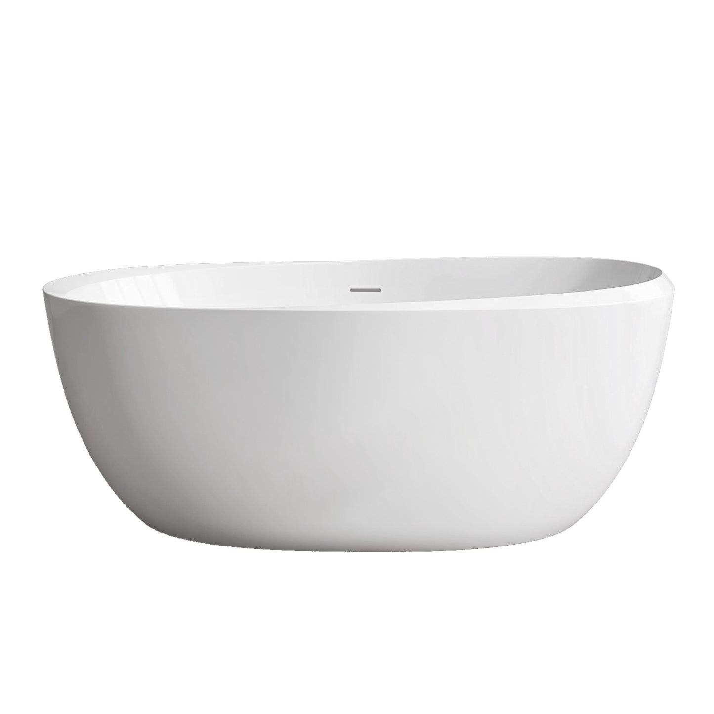 Mody 67" Acrylic Freestanding  Soaking Bathtub - Gloss White