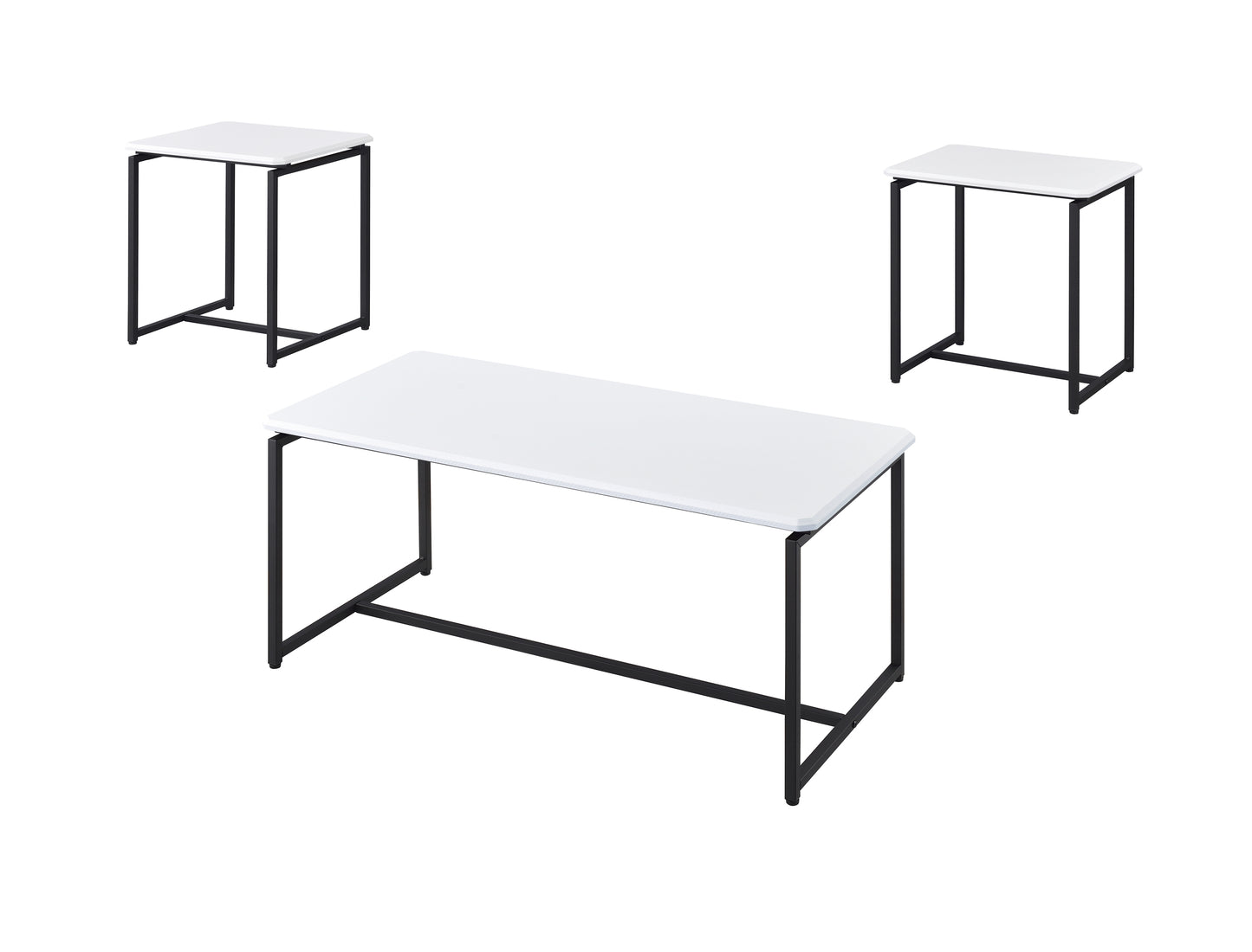 Maximus Coffee Table Set of 3 - White