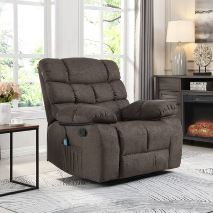 Jovan Power Recliner with Massage - Brown