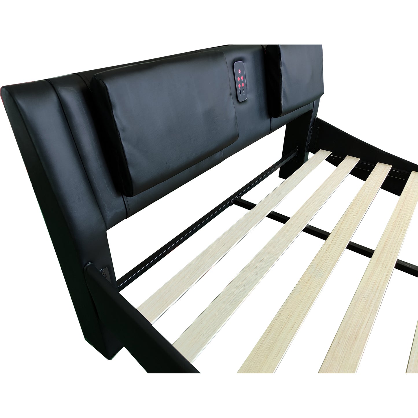 Sonic Control Queen Size Platform Bed Frame - Black